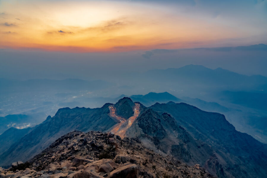 Taif mountains, Saudi Arabia