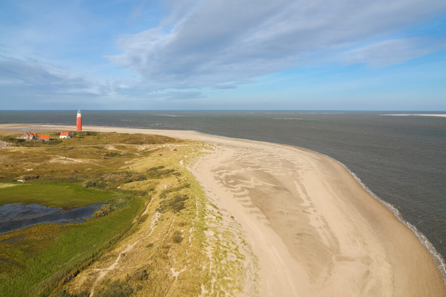 Scenic view of Texel National Park, showcasing the Wadden Sea and Frisian Islands in the Netherlands