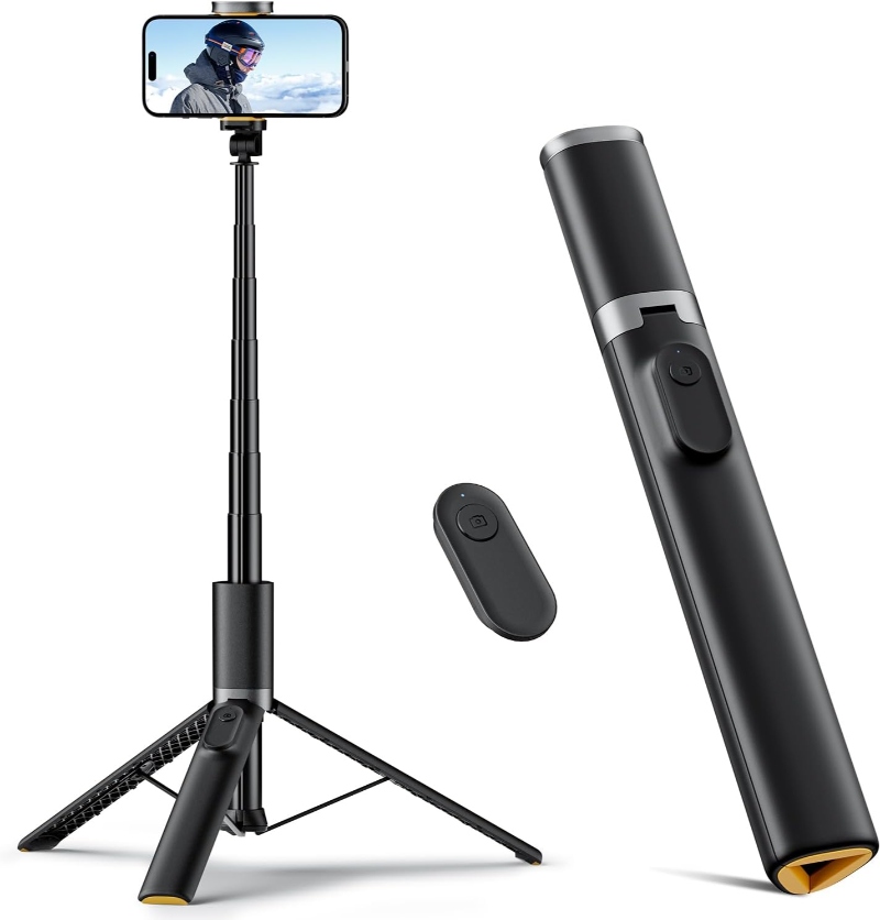 TODI Mini Travel Tripod, a compact selfie stick for smartphones, ideal for travel and capturing steady photos.