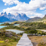 amazing landscape of torres del paine national park, chile