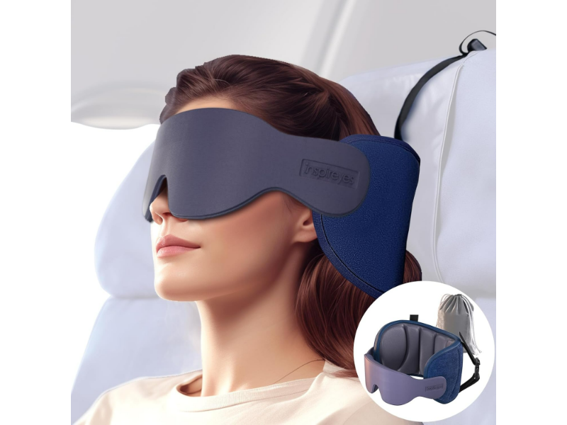 Inspireyes Travel Pillow & Eye Mask
