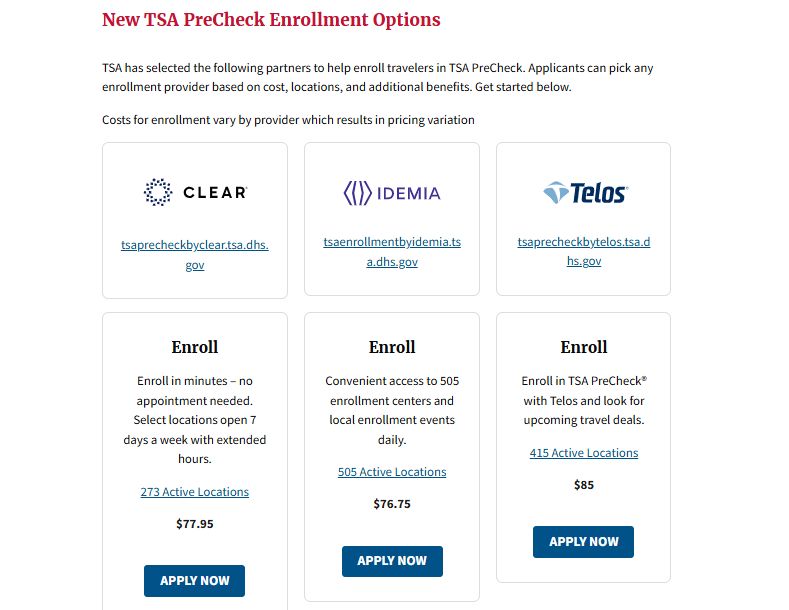 TSA introduces new enrollment options for PreCheck, streamlining the process for travelers to access faster security checks