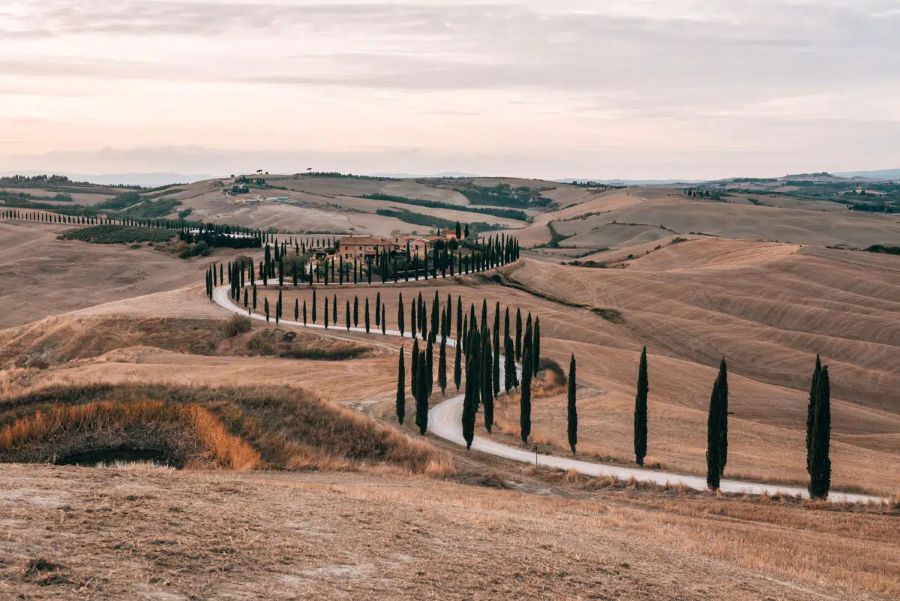 Panoramic Views in Pienza