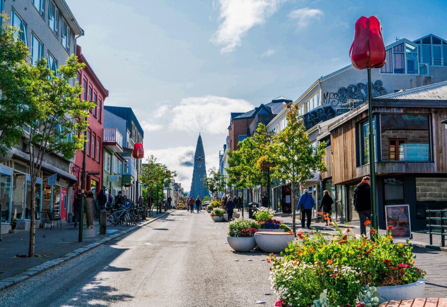 urban street scene