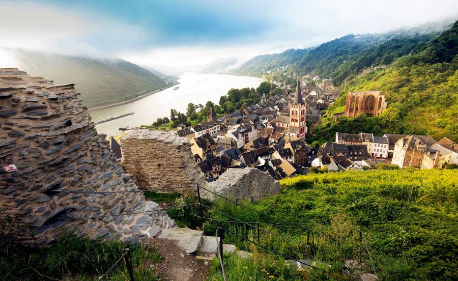 Reaching Rudesheim